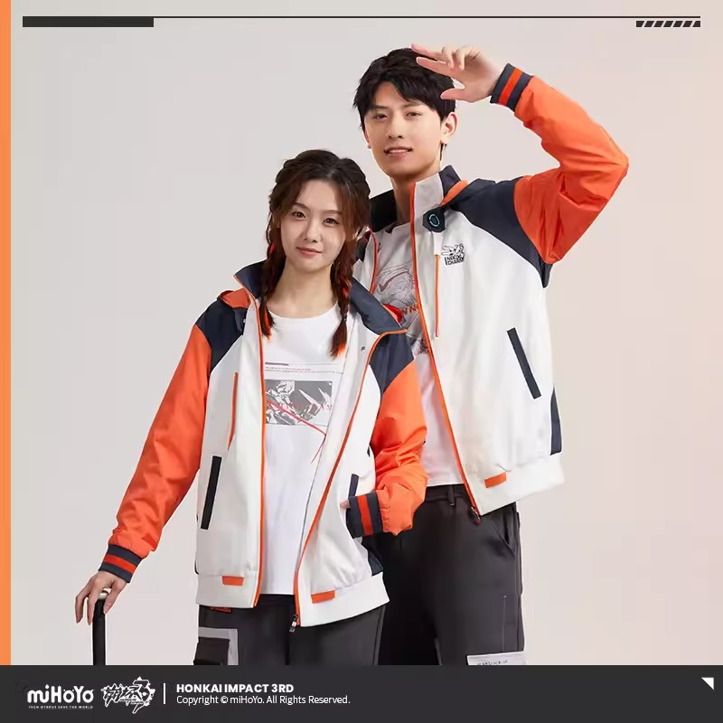Anime Cosplay Couple - Пальто Kiana от miHoYo Game, серия
