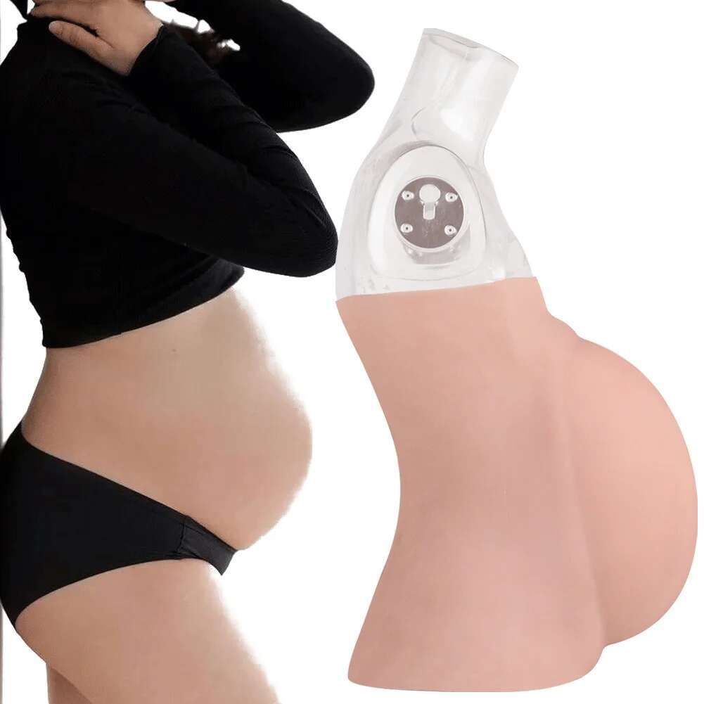 Anime Cosplay Pregnant - Без грязи, беременный живот, ложный силиконовый