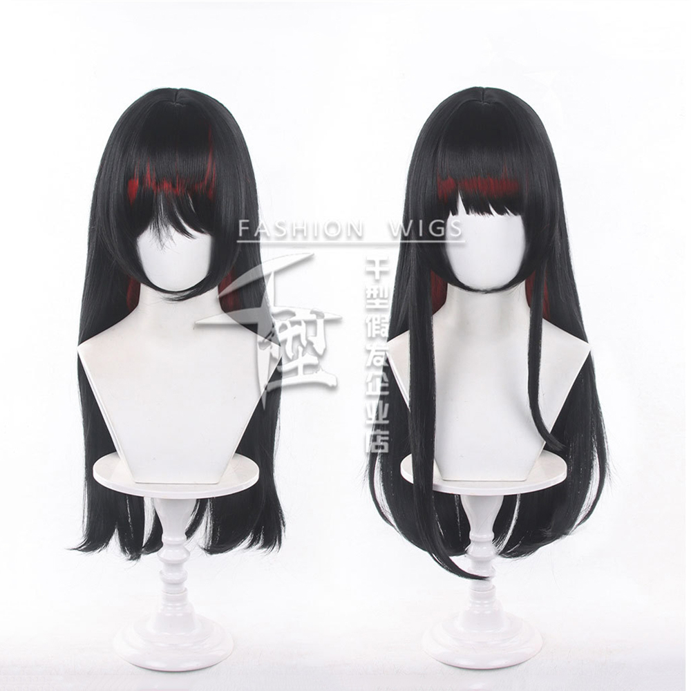 Парик для косплея Аниме Никаид – обзор и цена Anime Cosplay Girl With Black Hair
