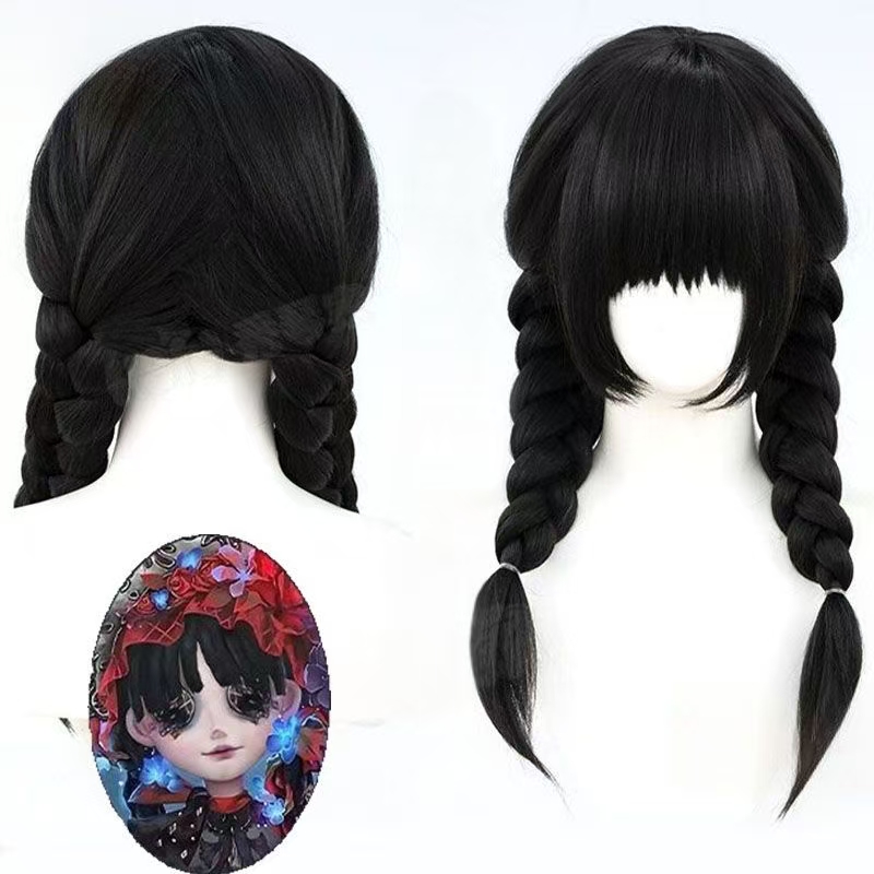 Парик для Хэллоуина в стиле ан – обзор и цена Anime Cosplay Girl With Black Hair