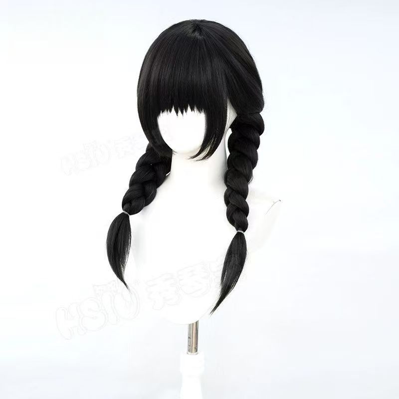 Парик для Хэллоуина в стиле ан – обзор и цена Anime Cosplay Girl With Black Hair