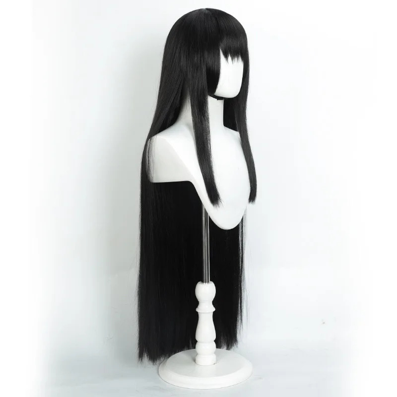 2025 11 Парик Готический Таро  – обзор и цена Anime Cosplay Girl With Black Hair