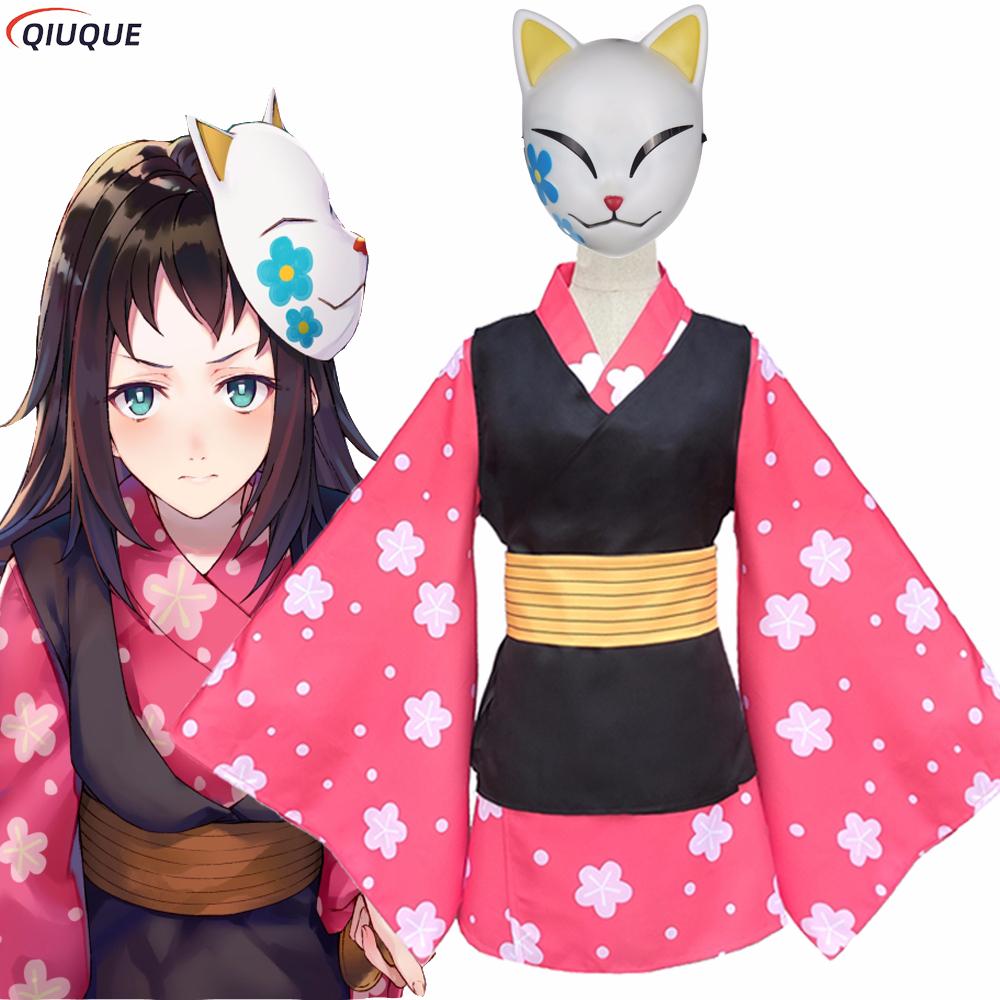 Макомо Косплей Костюм Кимоно У – обзор и цена Anime Cosplay With Mask
